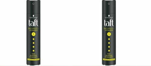 Taft Лак для волос Экспресс-укладка мегафиксация,250 мл,2 шт
