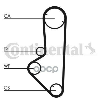 CONTITECH CT707 CT707_ремень ГРМ 126x230H\ Rover 100/200/400 1.1/1.4 89