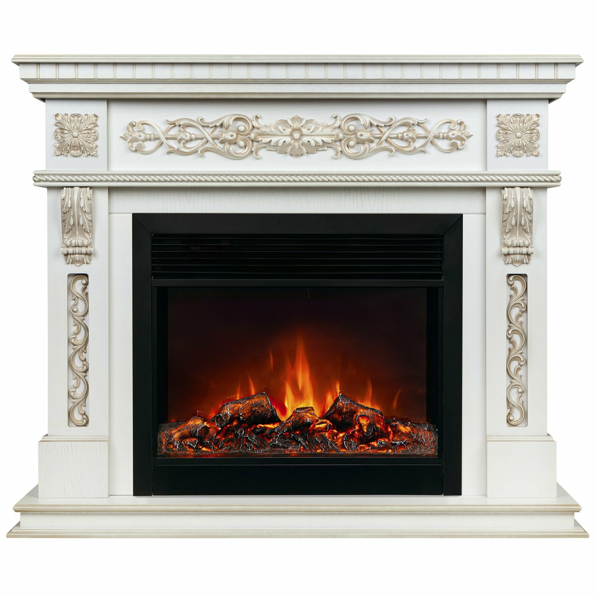 Электрокамин RealFlame ESTELLA 26/25'5 WT-519G с очагом MoonBlaze DELUXE Black