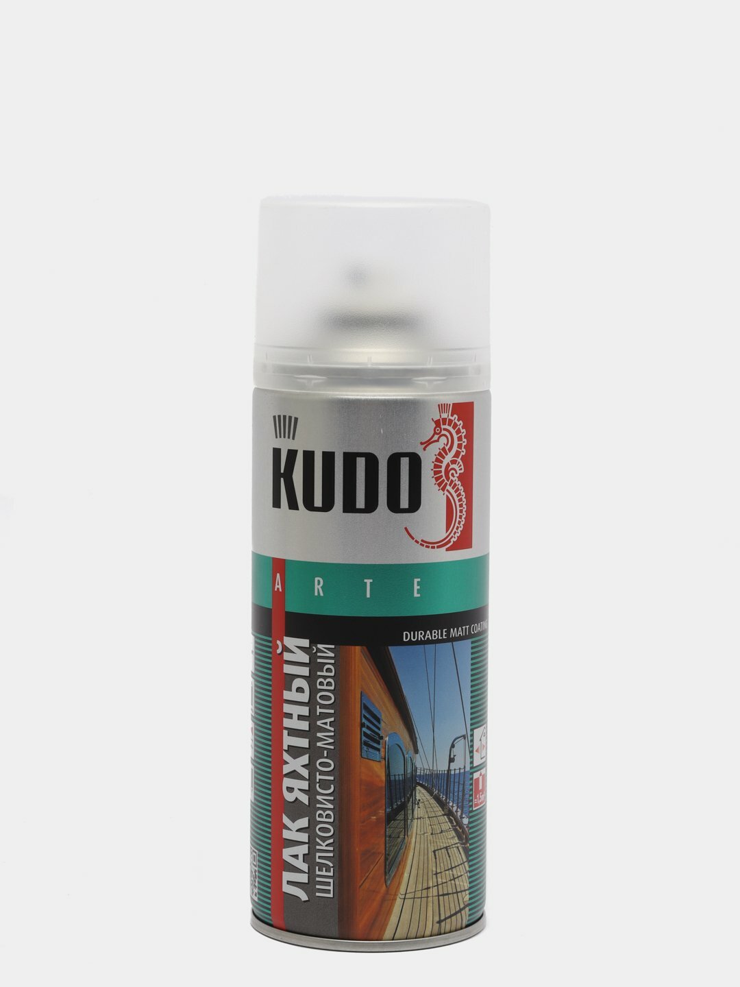 Лак яхтный универсальный шелковисто-матовый KUDO 520мл