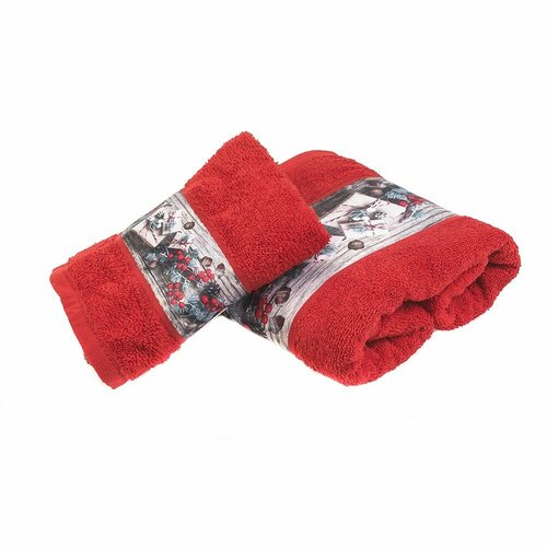 Набор новогодних банных полотенец 2 шт Vingi Ricami 2920₽