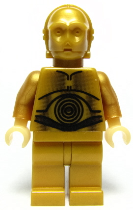 Минифигурка Lego Star Wars C-3PO - Pearl Gold with Pearl Light Gold Hands sw0161