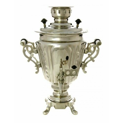 Самовар электрический никелированный 3 литра рюмка