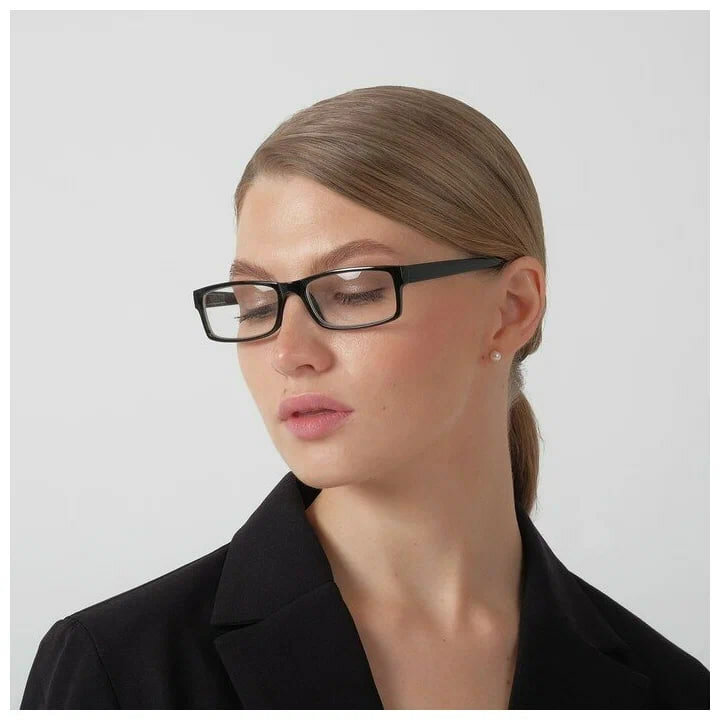 Готовые очки для зрения Восток 6617 черные для чтения с диоптриями -10.0