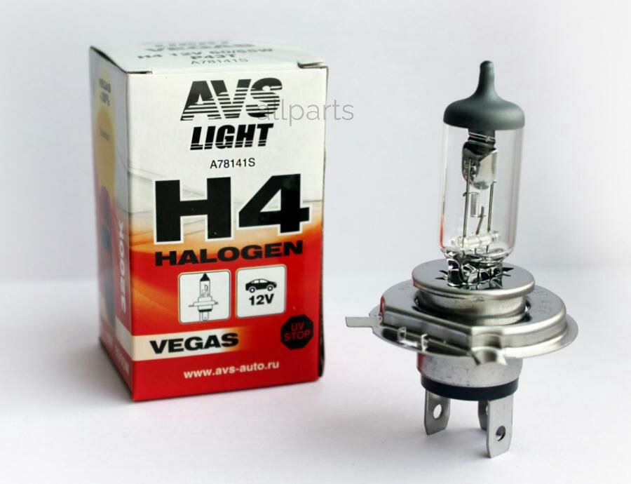AVS A78141S лампа! (H4) 55/60W 12V Vegas 1шт.\