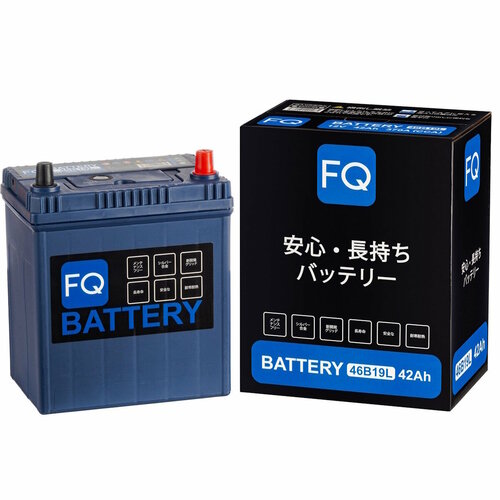 Авто аккумулятор FQ 46B19L 42Ач 370А 186х127х220 мм обратная полярность 7400₽