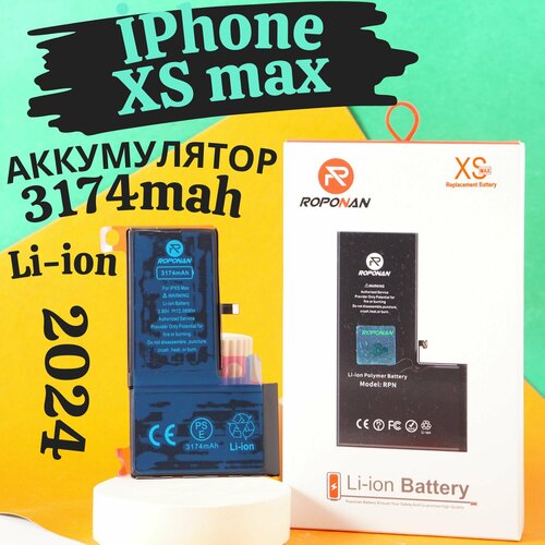 Аккумулятор iPhone XS Max 3174мАч ORIG комплект аккумулятор li ion литий ионный s15890akk 3000 мач 12 вольт и зарядное устройство аккумулятор 12 вольт литий ионный для видеокамер
