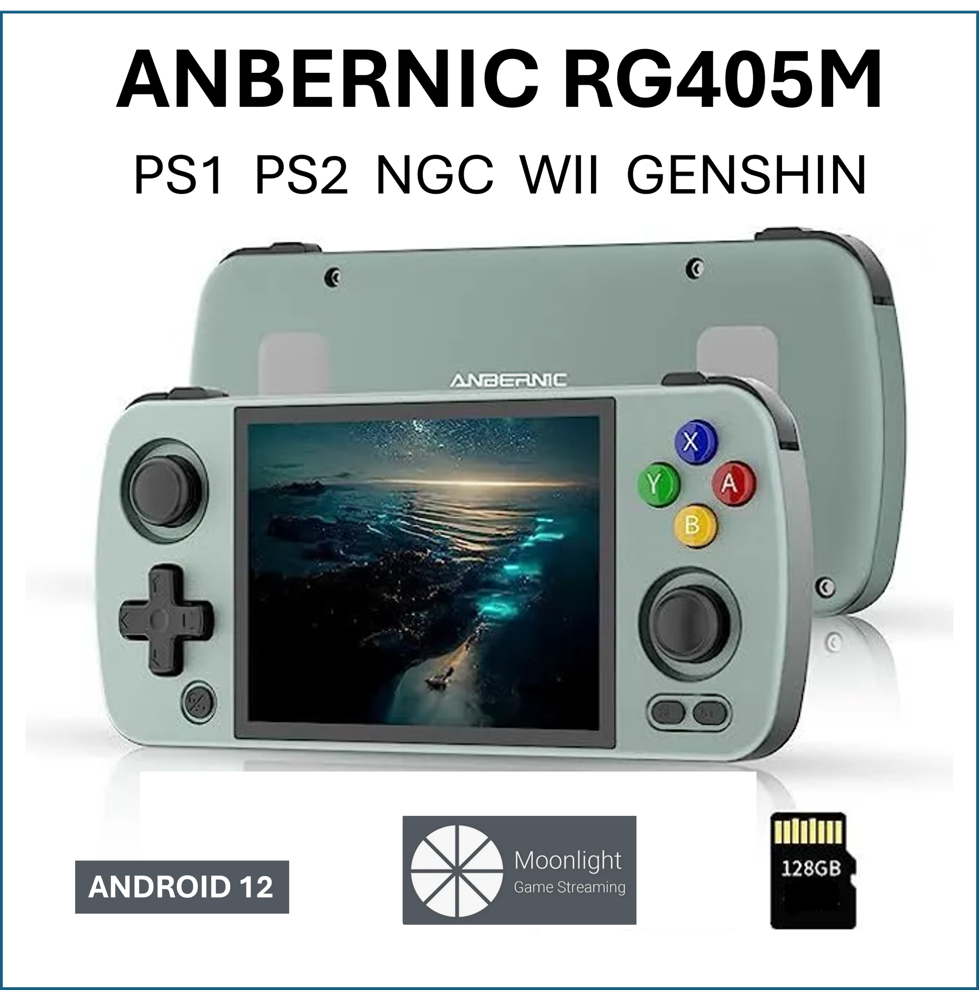 Портативная игровая консоль ANBERNIC RG405M GRAY 128Gb+128Gb