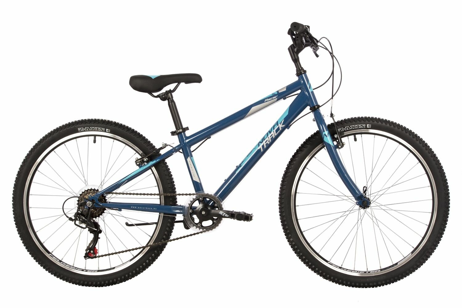 Велосипед горный Novatrack RACER 24" 12" 6 ск. темно синий 24SHV. RACER.12DGN23 2023