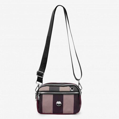 Сумка кросс-боди JIELSHI, фактура гладкая, бордовый