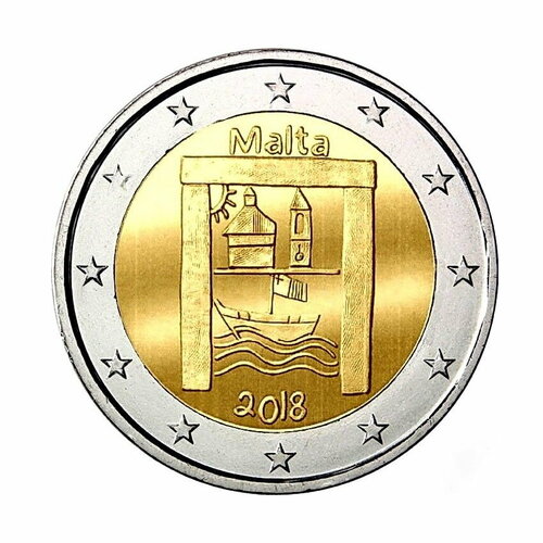 2 евро 2018 Мальта Культурное наследие