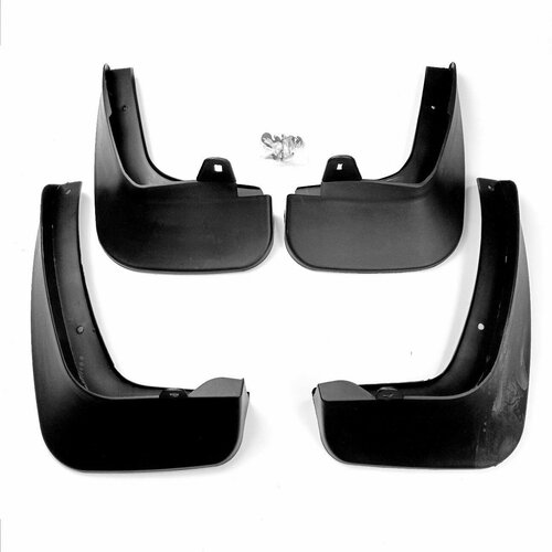 Брызговики для Hyundai ix35 2010-2015, комплект 4 шт. + крепеж