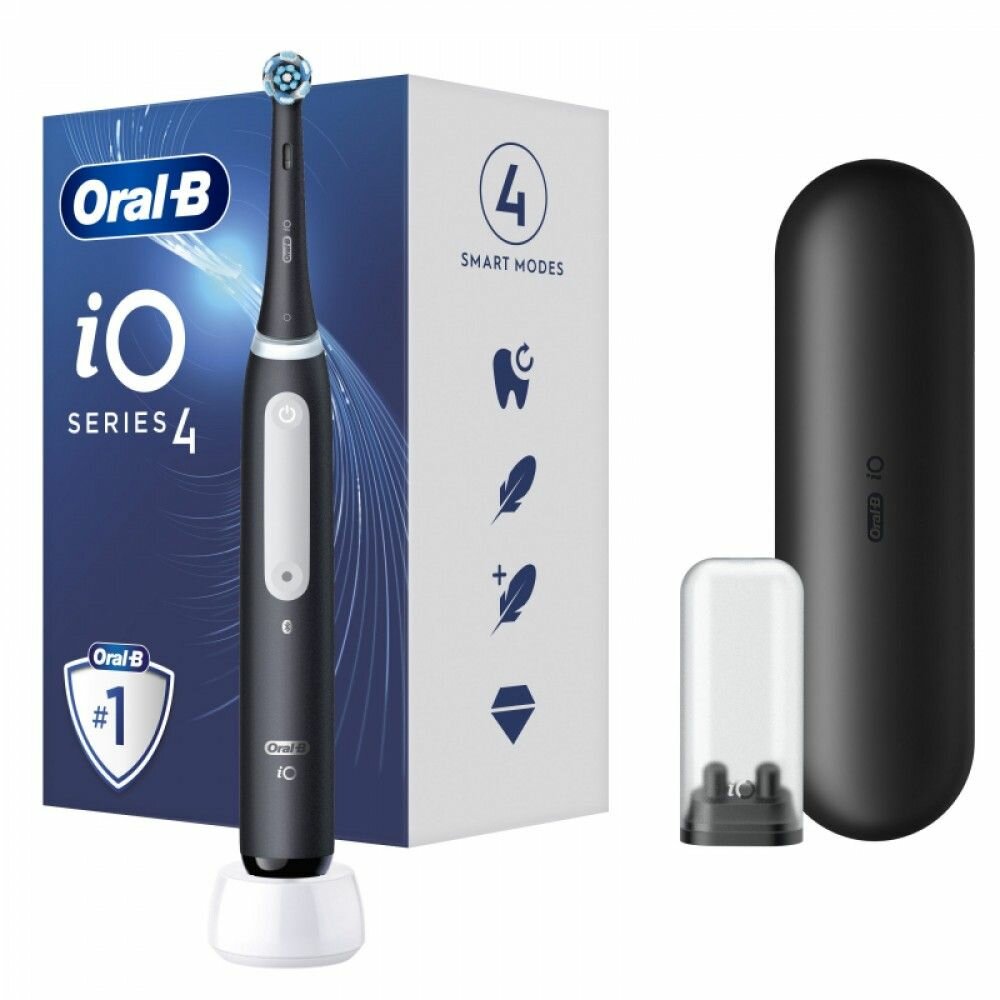 Электрическая зубная щетка Oral-B iO 4 Quite White - фото №16