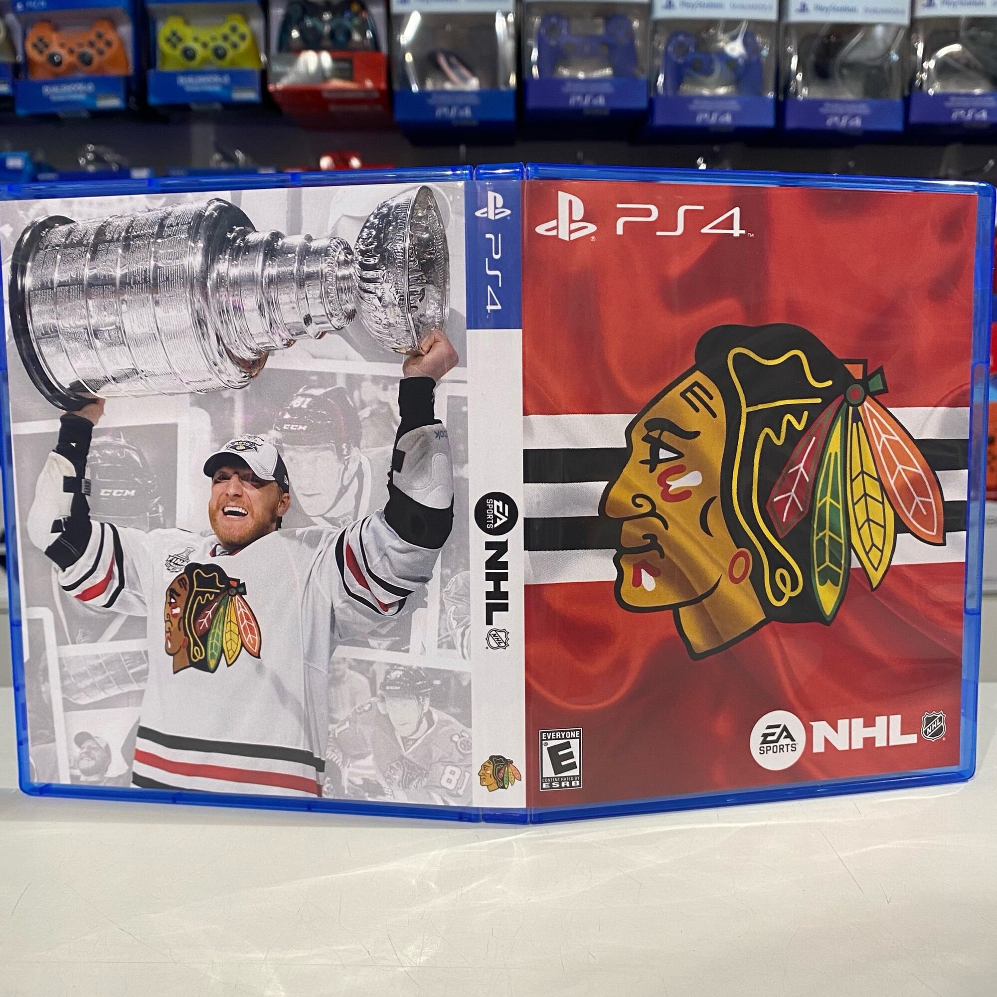 Эксклюзивная обложка PS4 для NHL Chicago Blackhawks №1