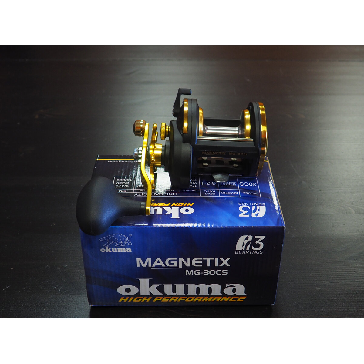 Катушка для рыбалки Okuma Magnetix MG-30CS троллинговая морская