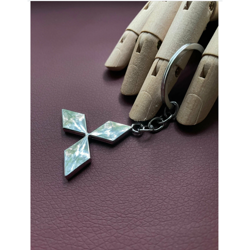 Брелок Mitsubishi гладкая фактура Mitsubishi черный 255₽