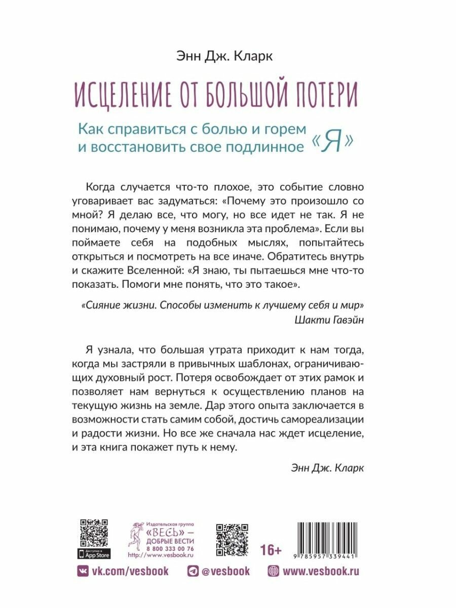 Исцеление от большой потери. Как справиться с болью и горем и восстановить свое подлинное «я» - фото №6