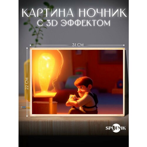 Картина ночник интерьерная в корейском стиле 1200₽