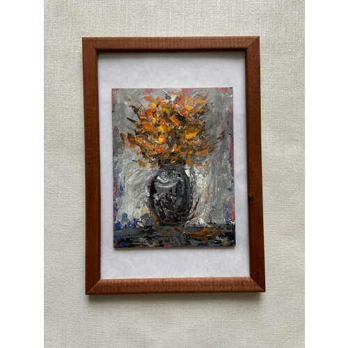 Картина интерьерная в деревянной рамке