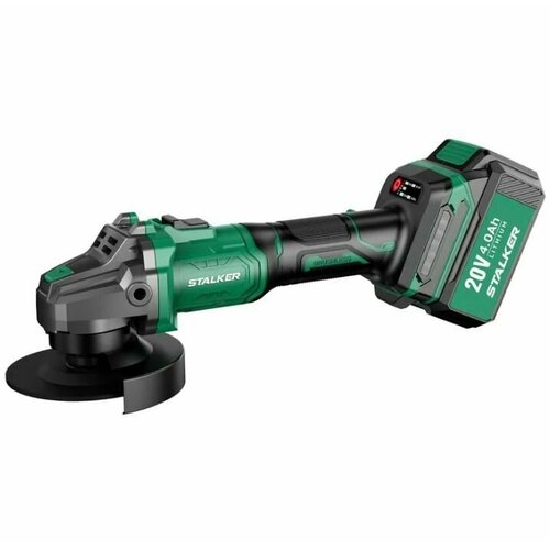 Бесщеточная аккумуляторная угловая шлифмашина STALKER AG20-125 Li BL 8478₽