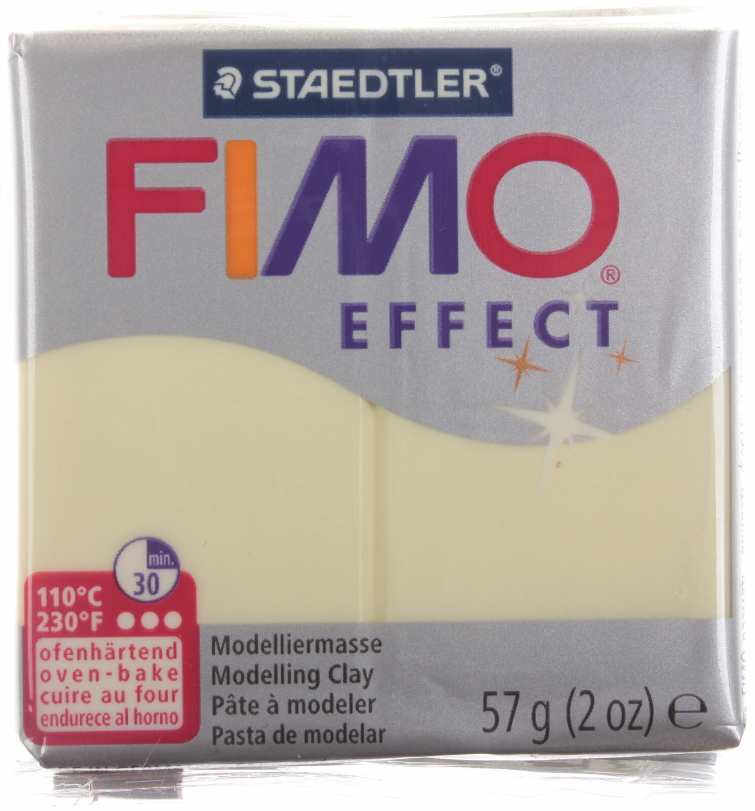 Полимерная глина FIMO Effect, ваниль (105), 57г, 1шт