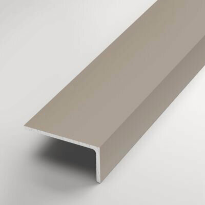 Изображение товара Уголок разнополочный алюминиевый 40х20 мм, длина 2,7 м, профиль угловой внешний Лука УП 14-27, анод шампань 042л