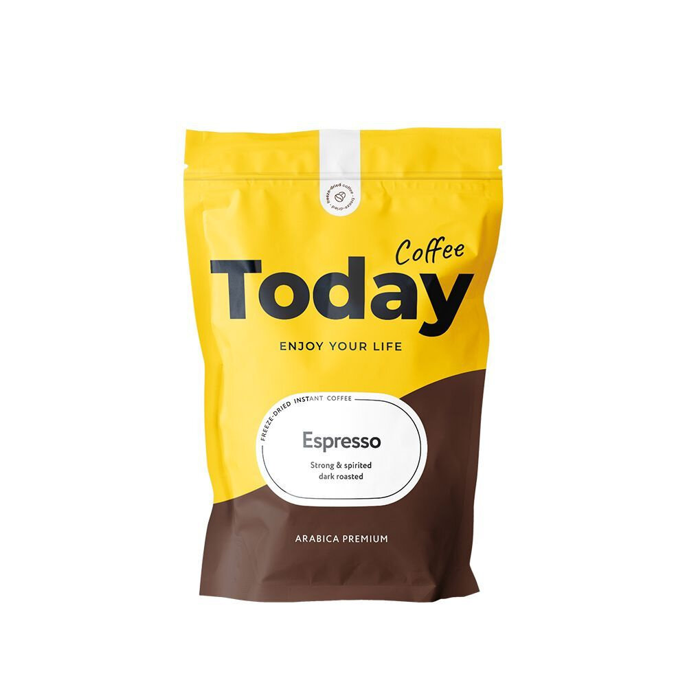 Кофе растворимый Today Espresso сублимированный, пакет, 150 г