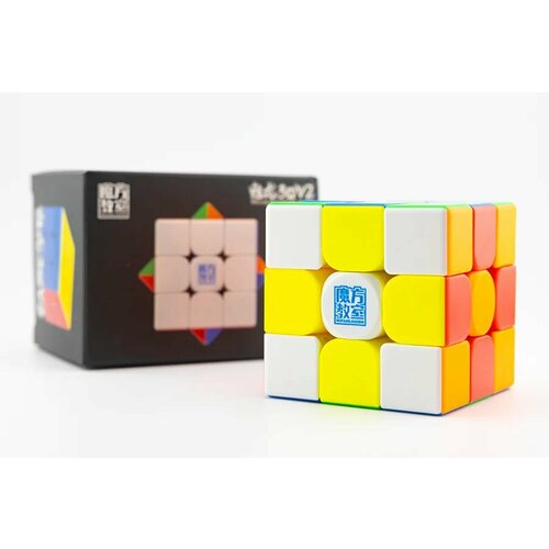 Кубик Рубика магнитный MoYu MeiLong 3x3 V2 M, color скоростной кубик рубика moyu meilong 3x3 m color