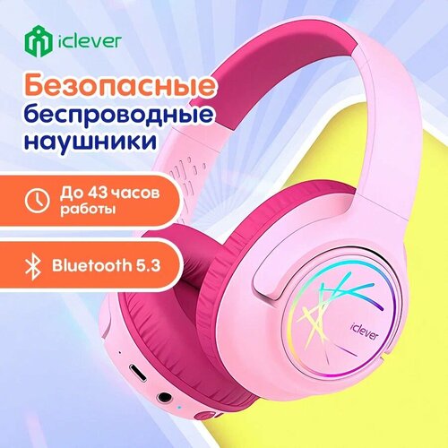 Детские беспроводные наушники iClever BTH18