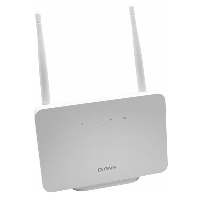 Digma Маршрутизатор 3G/4G WIFI Digma HOME white (D4GHMAWH)