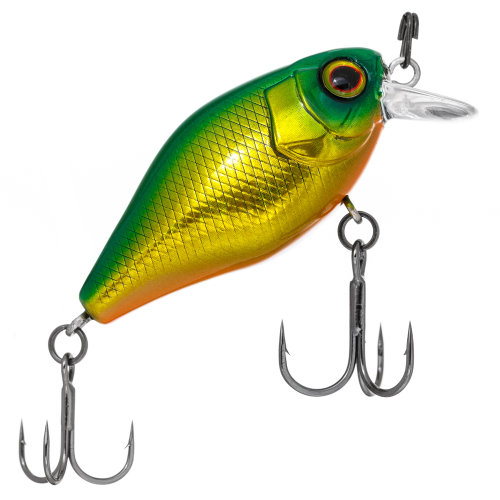 Воблер Jackall Chubby 41мм. 5,5гр. до 0,6м. hl green gold floating