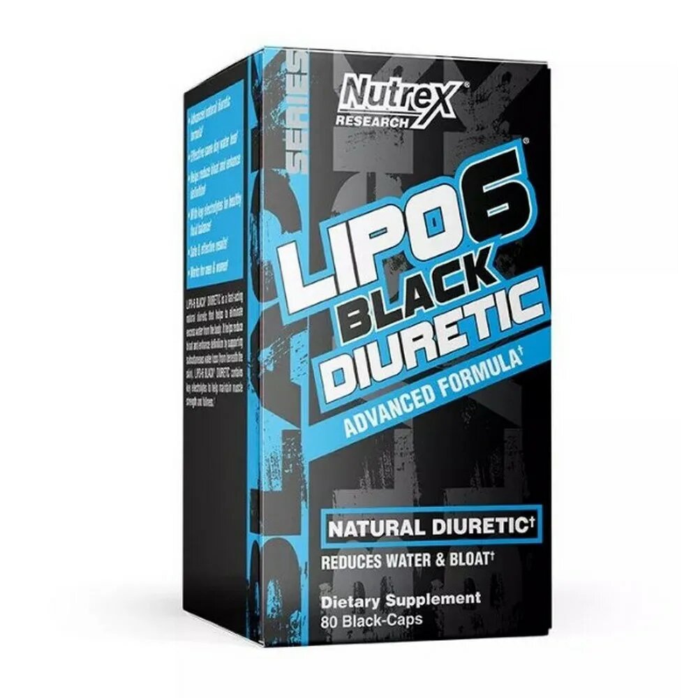 Nutrex Lipo-6 Black diuretic (80 капс.) мочегонное диуретик