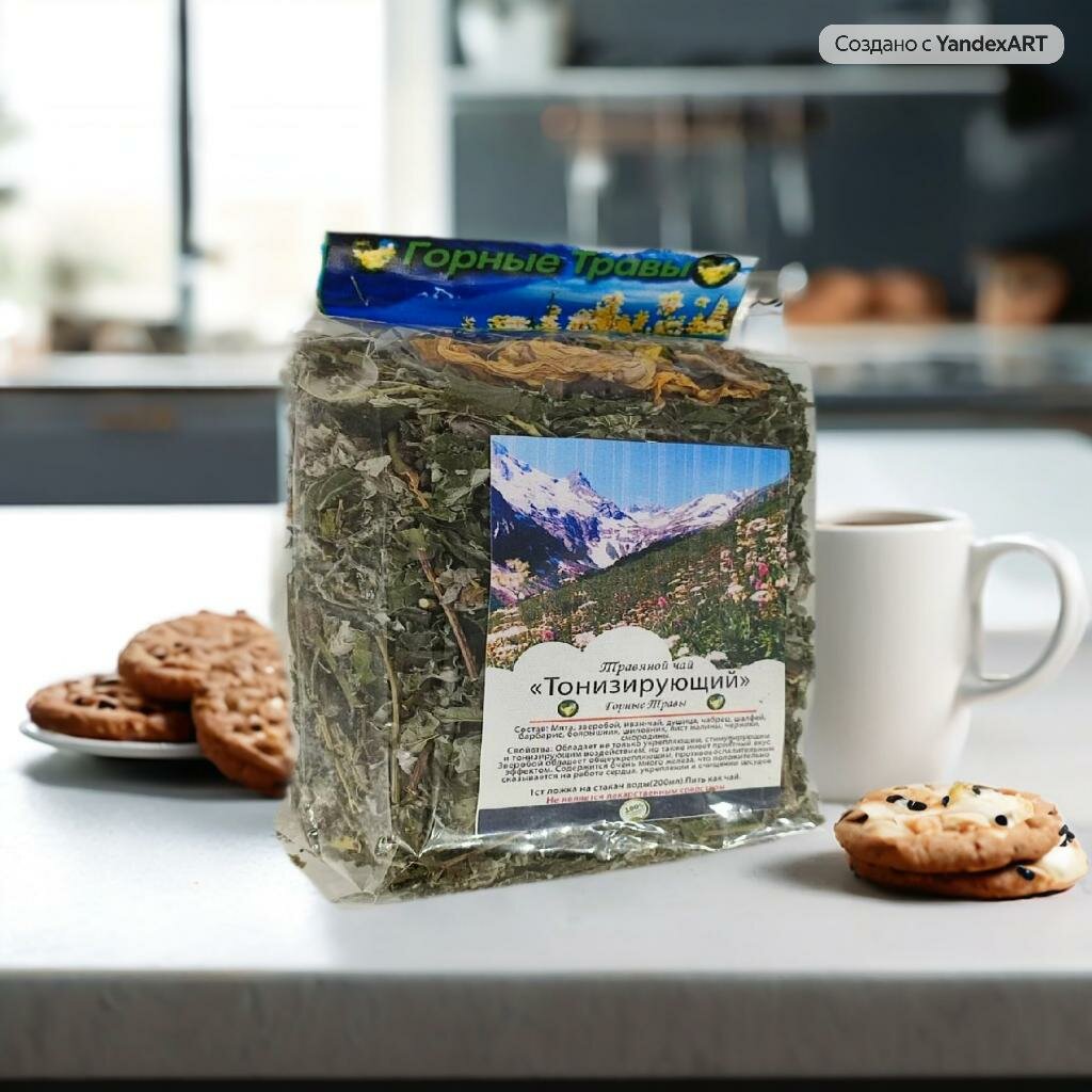 Травяной чай Тонизирующий собран с горных трав