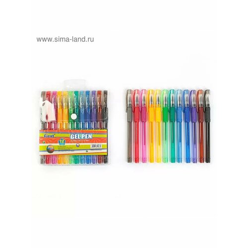 Набор гелевых ручек 12 цветов 706₽