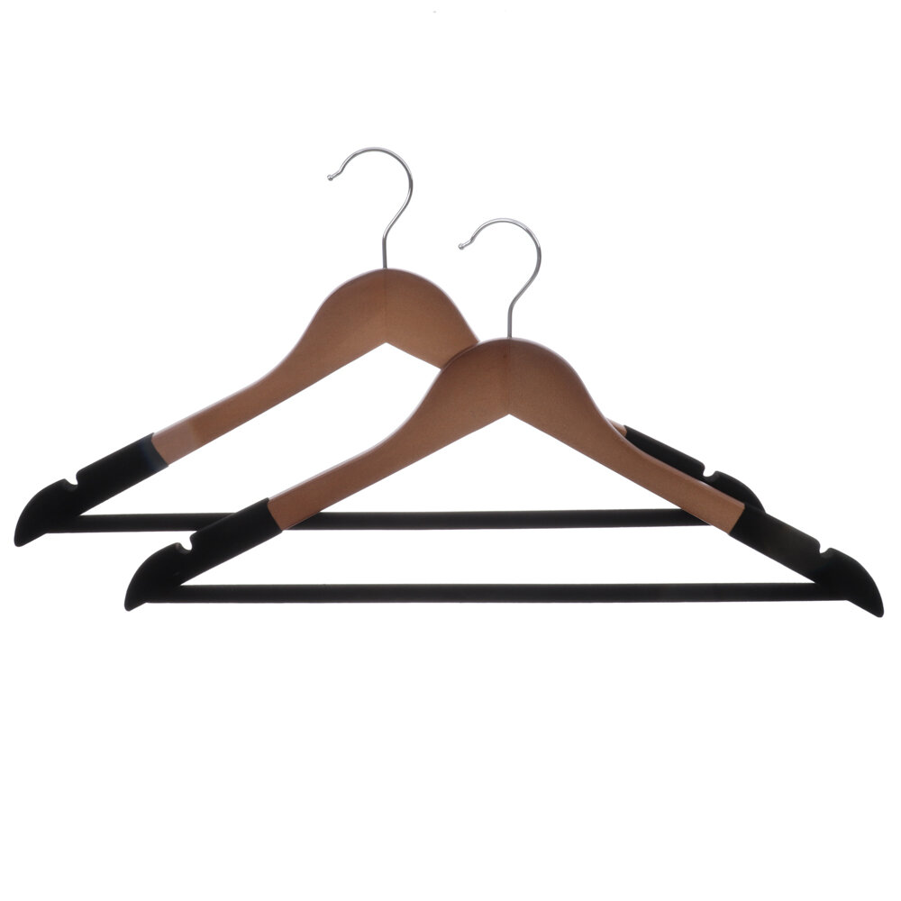 фото VETTA Набор вешалок деревянных с бархатным антиск. покрытием, 2 шт, 45см, ренуар