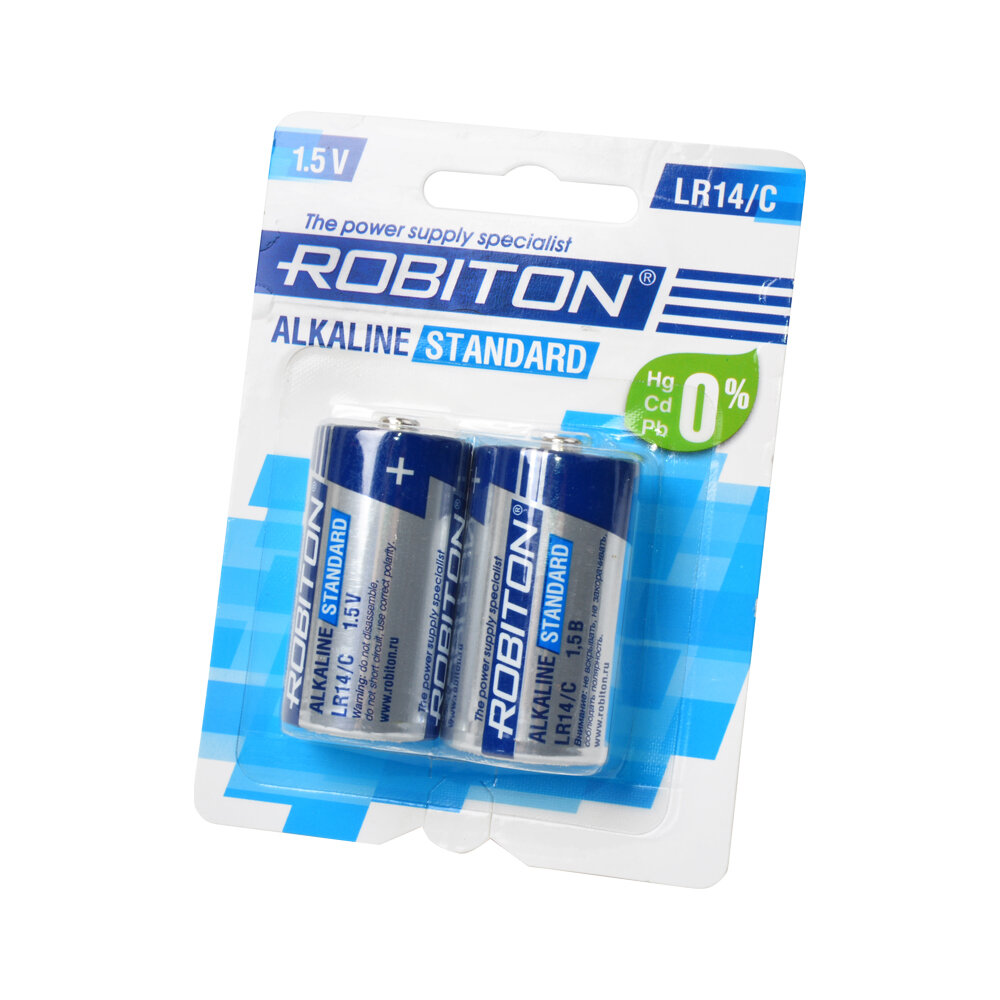 Элемент питания Robiton Standard LR14 C бл 2