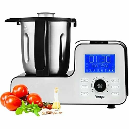 Венга Многофункциональная роботизированная плита VG HA 3000 компактный формат 10 программ с весами и книгой рецептов 1500 Вт белыйчерный 6001100₽