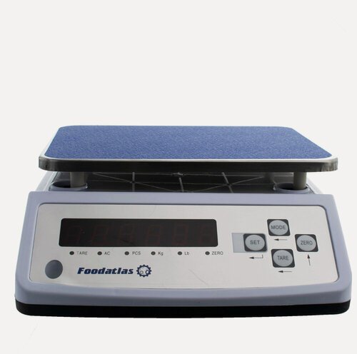 Изображение товара Весы торговые Foodatlas YZ-308, 30 кг/1 гр, от аккумулятора, ЖК дисплей
