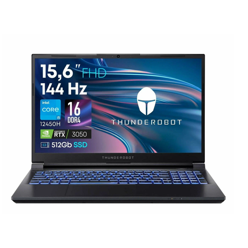 Игровой ноутбук Thunderobot 911S Core D JT009K00FRU 156Core i5-12450H16512RTX 3050noOSBlack 74990₽