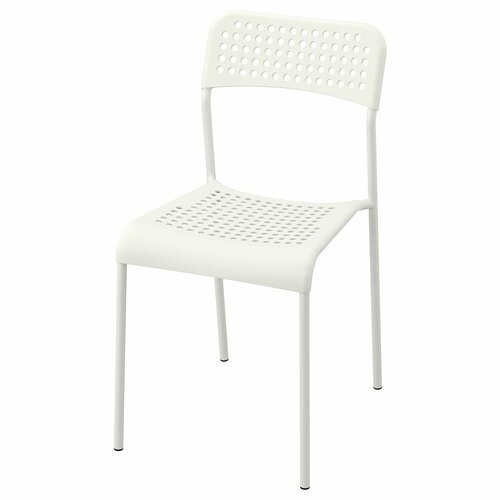 фото Adde стул ikea, белый (90219179, 102.191.78) икеа