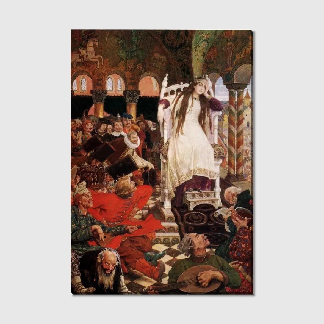 Картина на холсте Царевна Несмеяна (The Unsmiling Tsarevna)