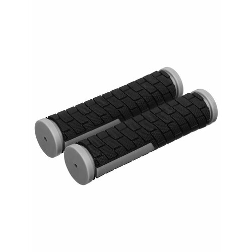 Грипсы, 128 мм, черный-серый