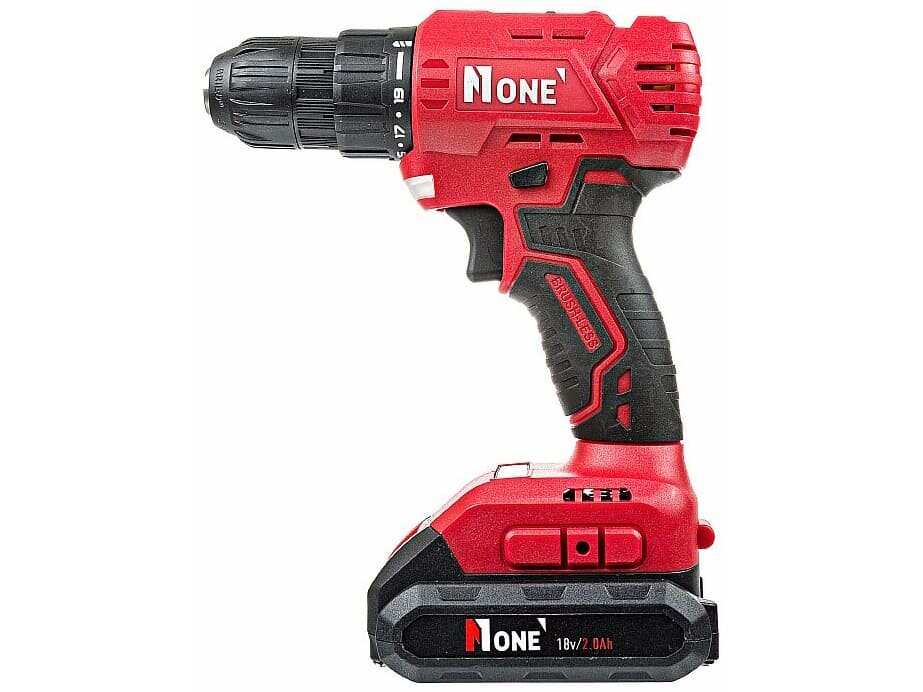 Дрель-шуруповерт Number One CD18/2.0-PRO-BR (18 В, 2 А·ч, 2 АКБ) — фото 1