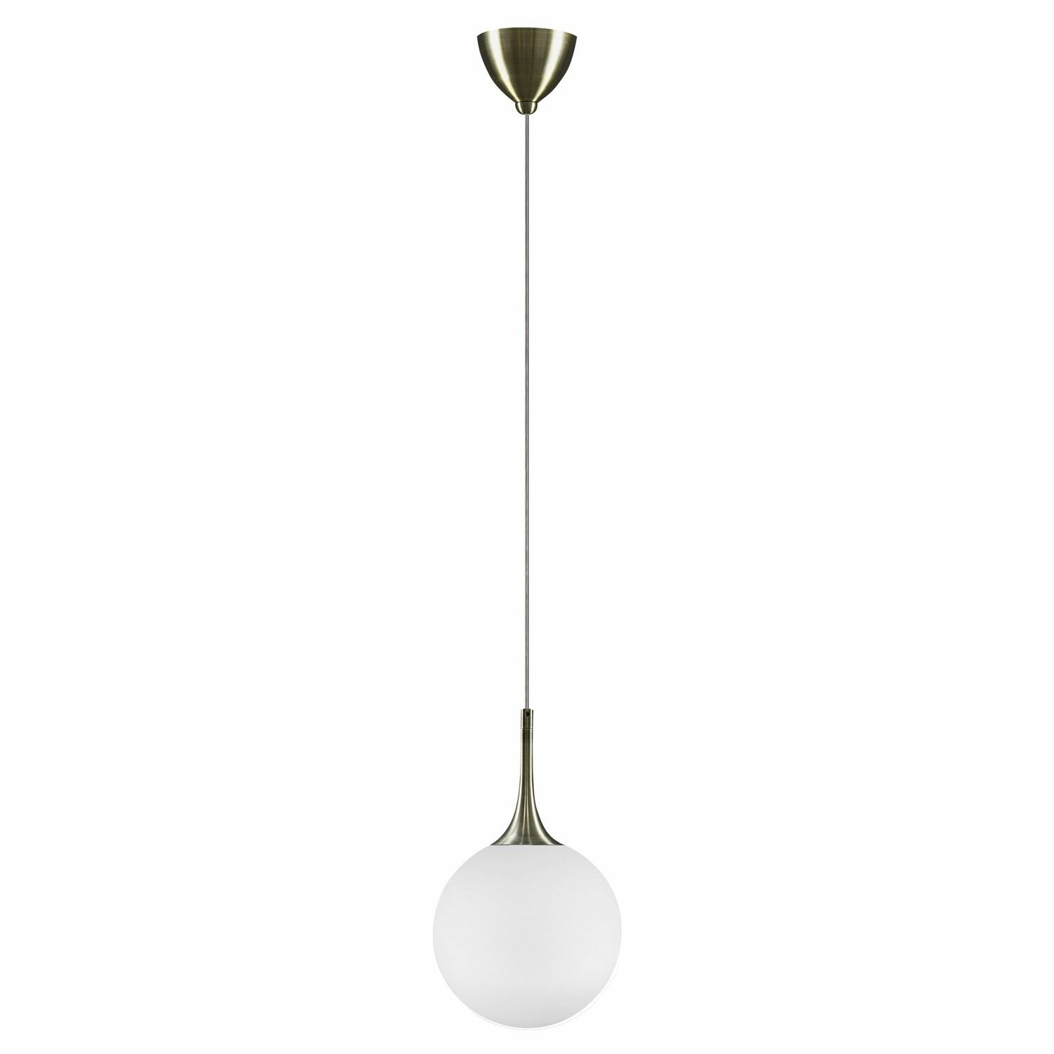 Подвесной светильник LightStar Globo 813021_LS E14 40 Вт металл стекло бронзовый