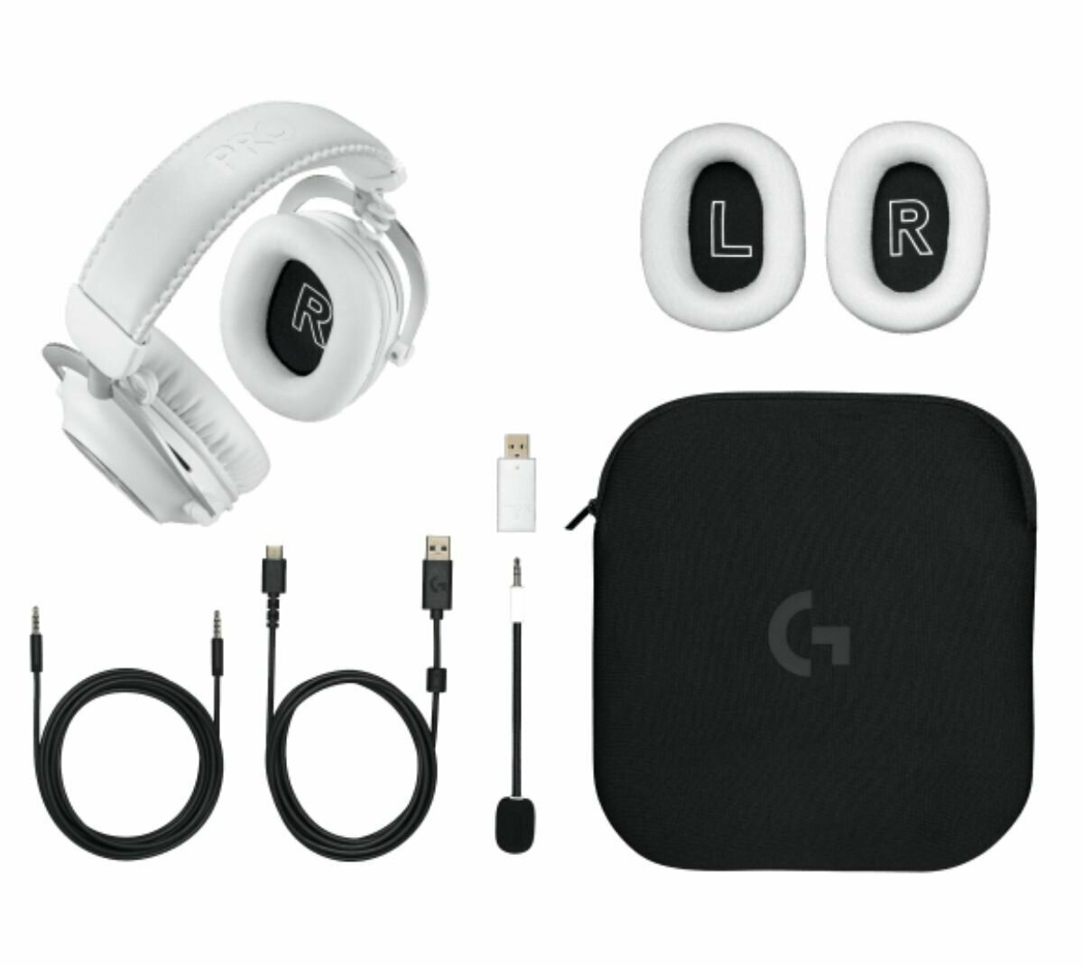 Игровая гарнитура Logitech G Pro X2 Lightspeed (белые) — фото 1