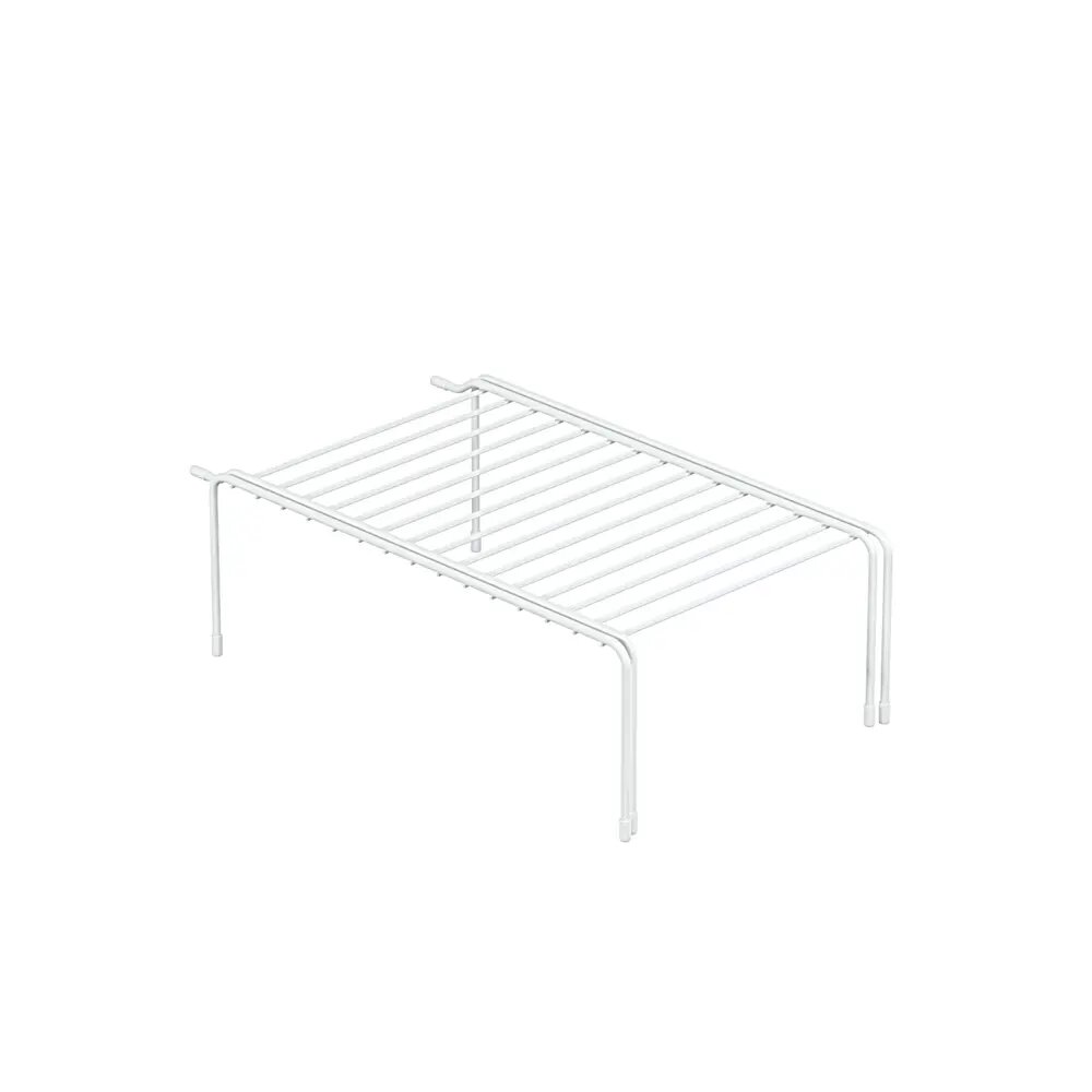 Вставка в полку 75x25 см металл цвет белый муар