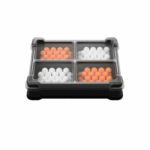 Набор игронайзеров Meeple House: Универсальный модуль Token FOUR черный 10 шт.