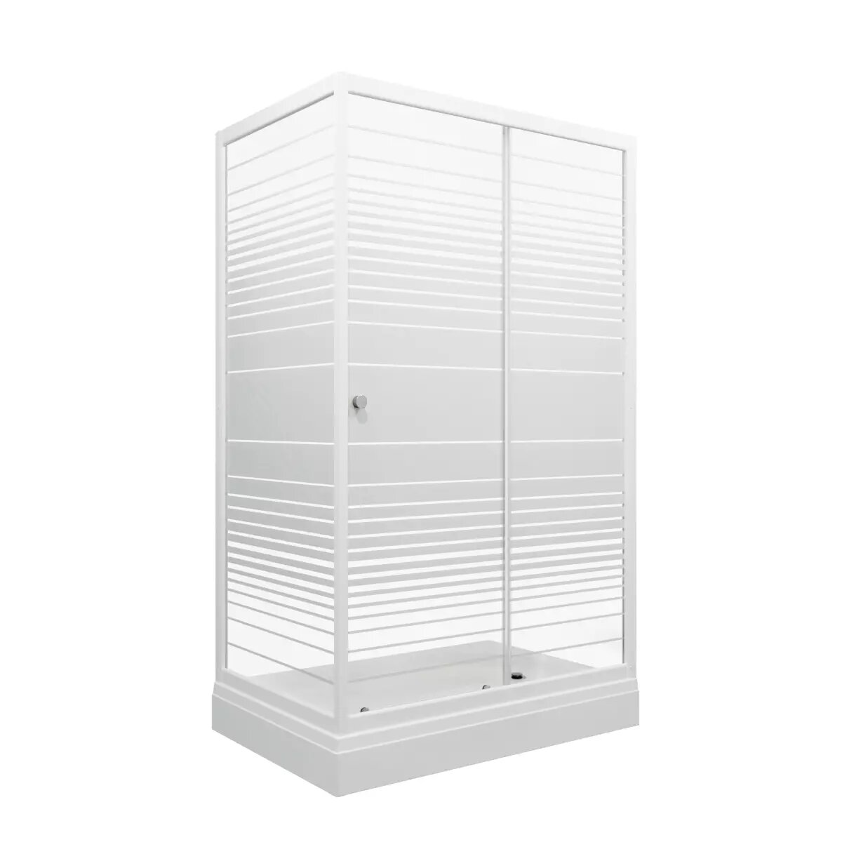 Душевой уголок Triton Фьюжн 120x80 А низкий поддон прямоугольная цвет профиля белый