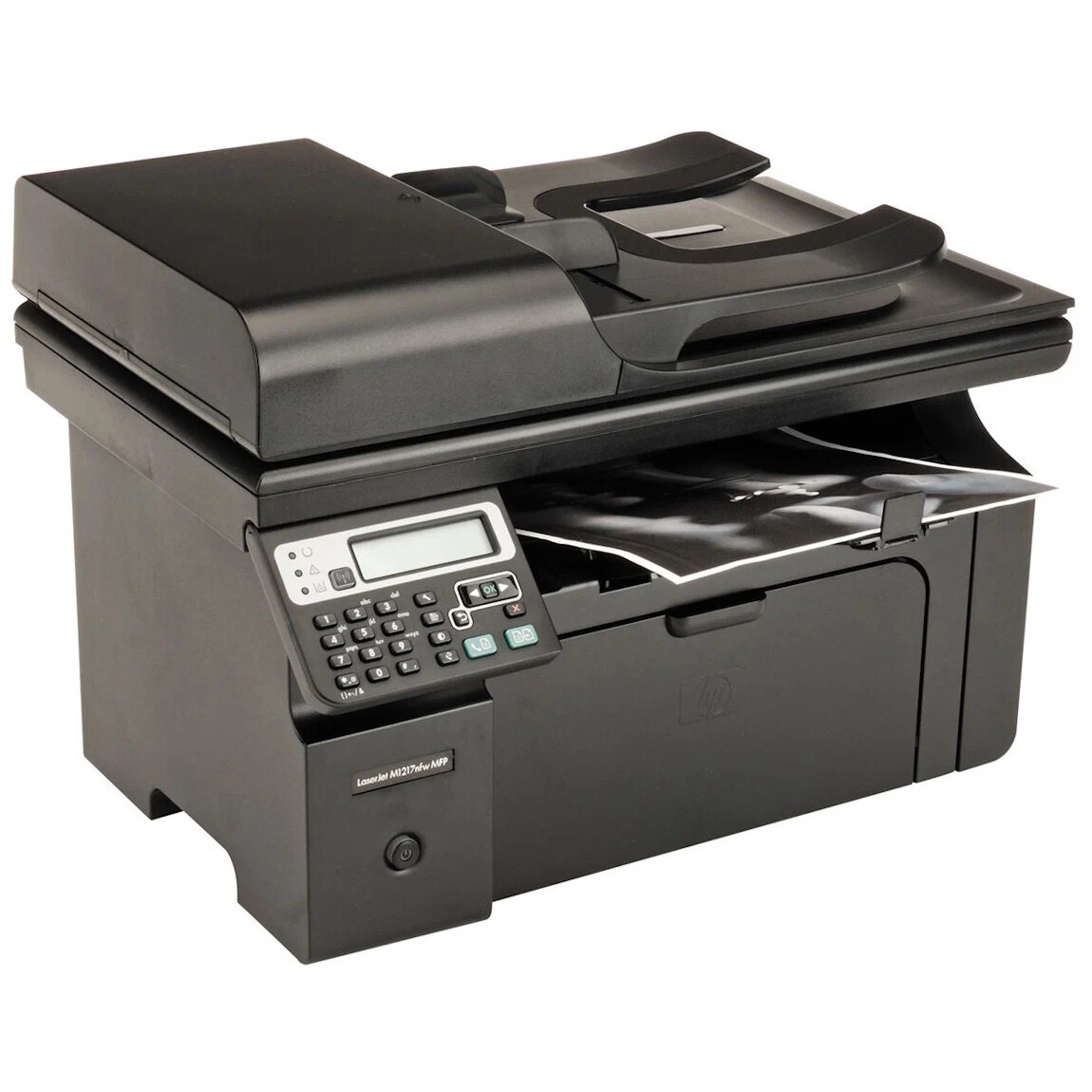 МФУ HP LaserJet Pro M1217nfw (Принтер/Копир/Сканер/Факс: A4 600x600dpi 18ppm 400MHz 64Mb ADF Wi-Fi L