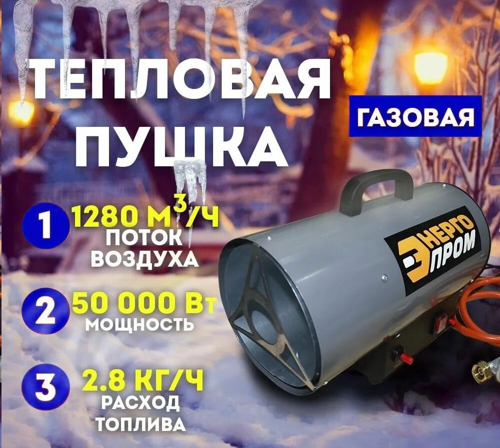 Пушка тепловая газовая 
